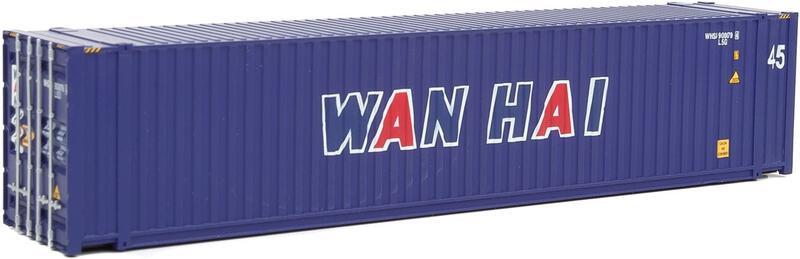 SceneMaster 949-8574 HO規  WAN HAI 萬海 45呎 CIMC 貨櫃 藍