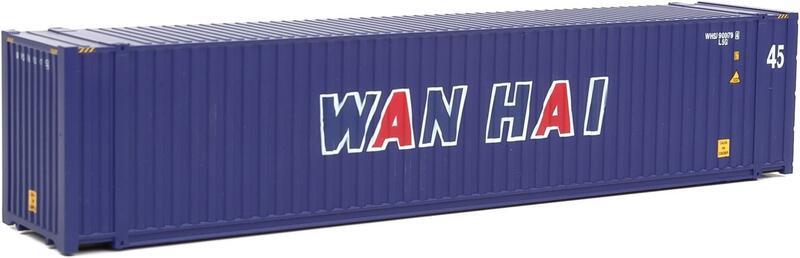 SceneMaster 949-8574 HO規  WAN HAI 萬海 45呎 CIMC 貨櫃 藍