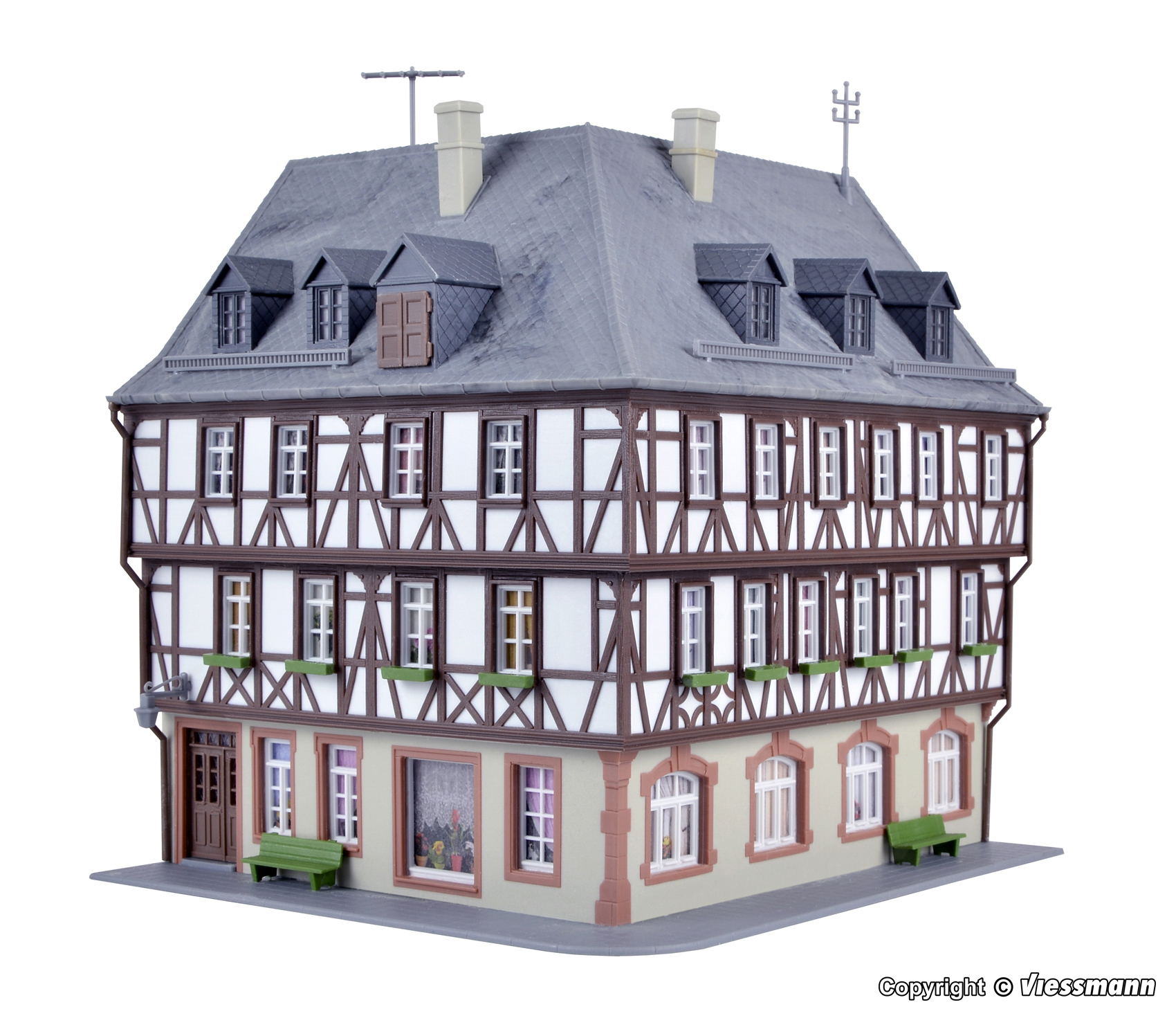 Kibri 38904 HO scale, FachwerkEckhaus Miltenberg