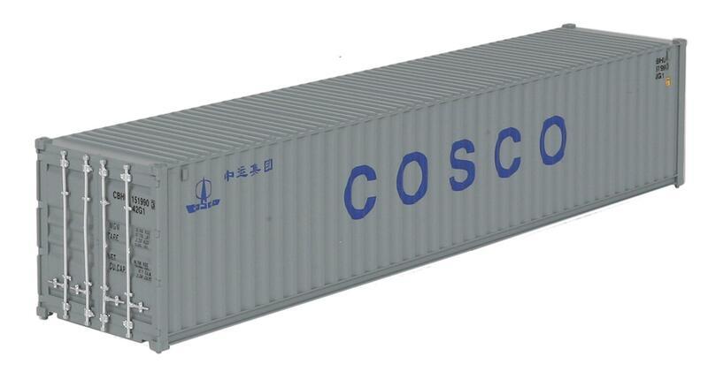 SceneMaster 949-8155 HO規 COSCO 40呎 貨櫃 灰