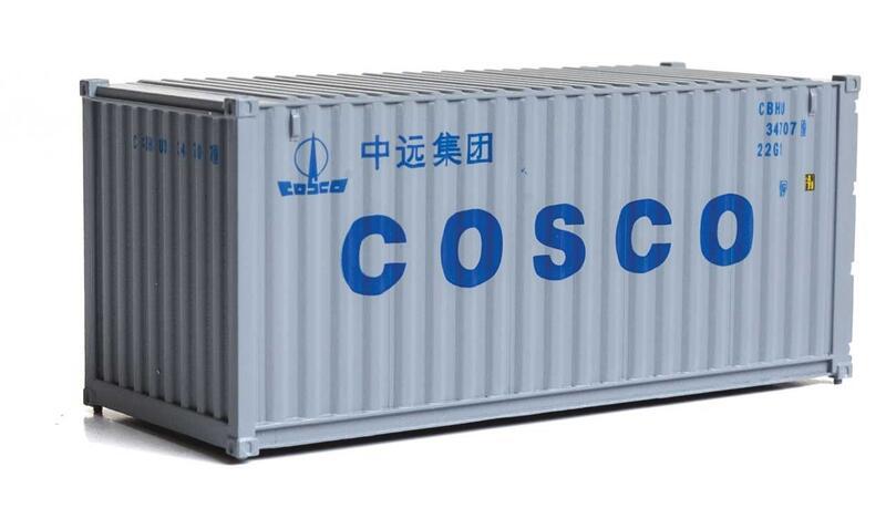 SceneMaster 949-8071 HO規 COSCO 20呎 貨櫃 灰藍