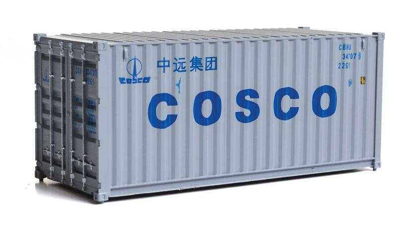 SceneMaster 949-8071 HO規 COSCO 20呎 貨櫃 灰藍