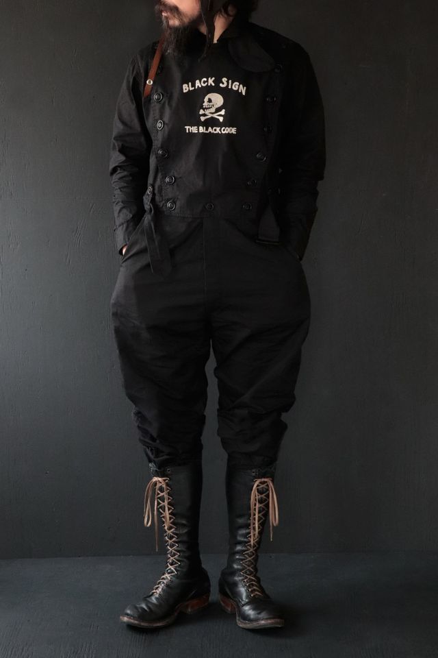 Black Sign BS Automobile Suit / Oiler Black