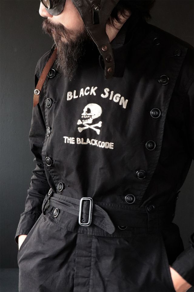 Black Sign BS Automobile Suit / Oiler Black
