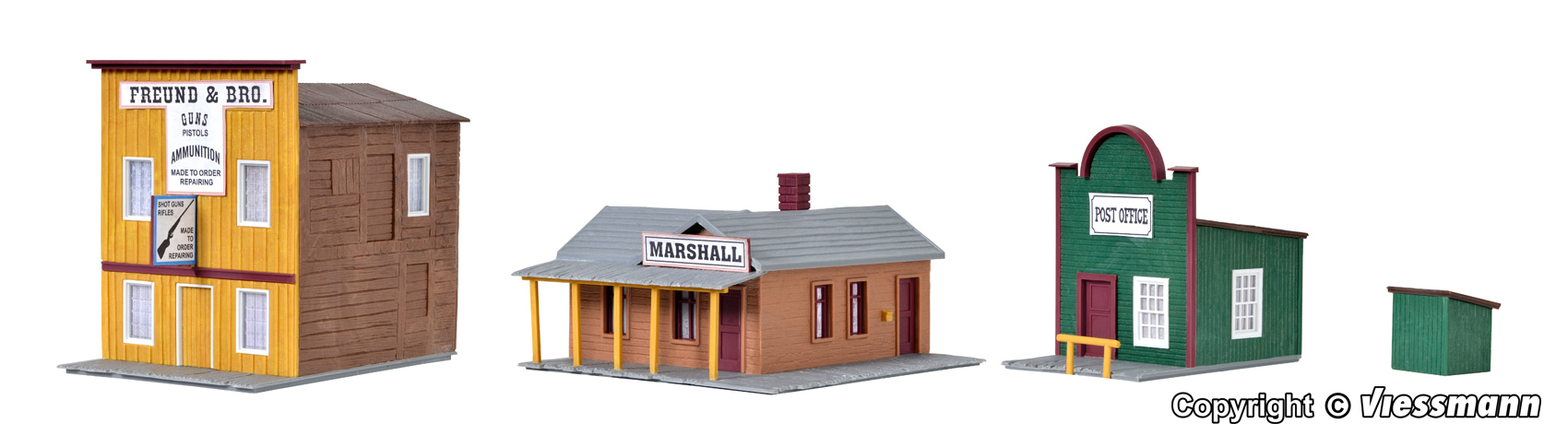 Kibri 38504 HO scale, Western buildings category Marshal