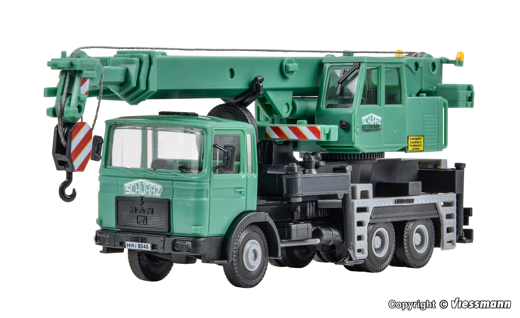 Kibri 15210 HO規 SchwarzBau 三軸起重機