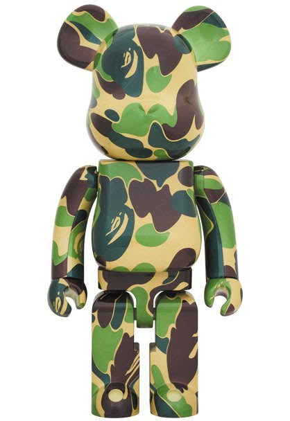 APE BAPE BE@RBRICK ABC CAMO 1000% 庫柏力克熊 迷彩 限量 現貨