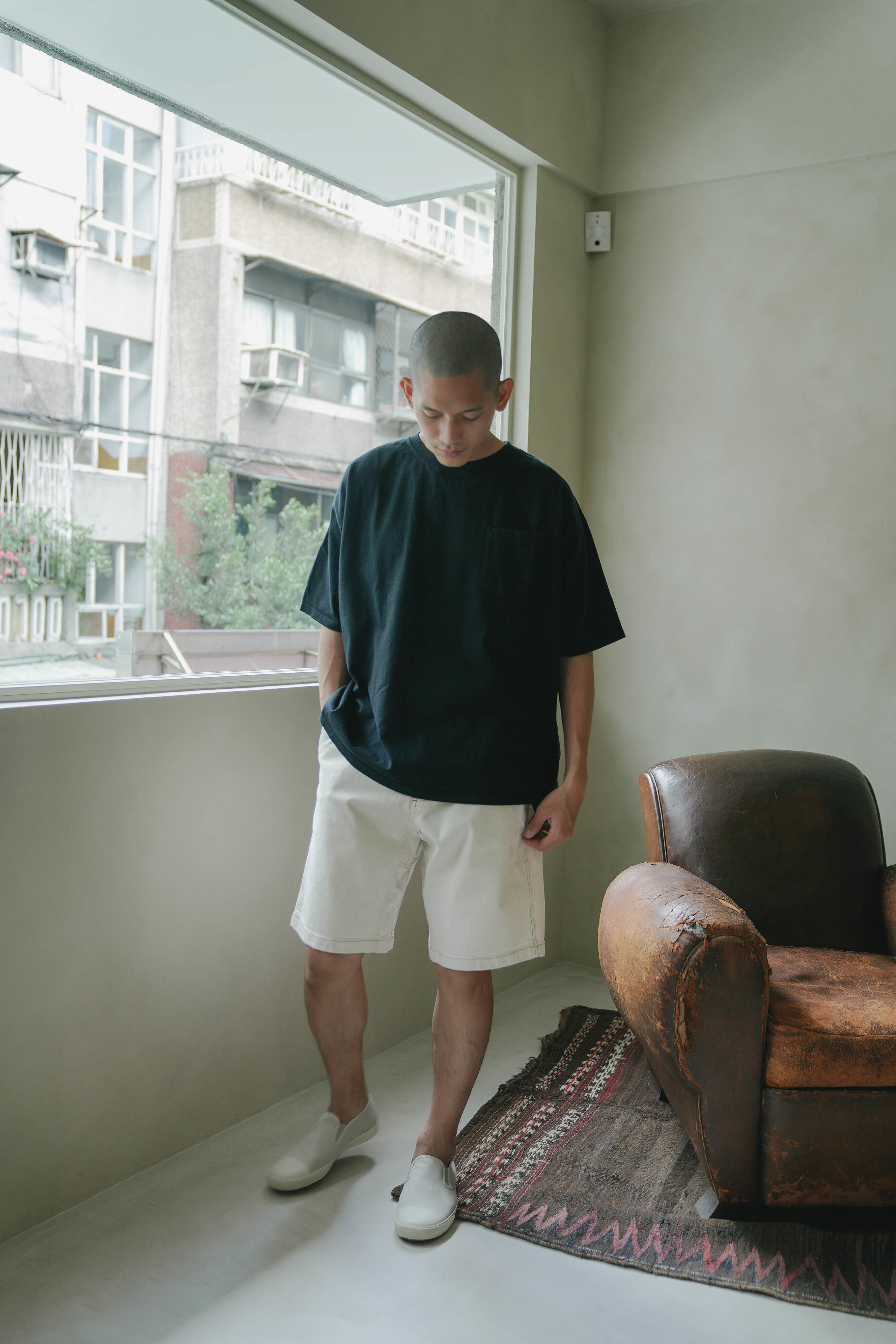 GOODWEAR BIG FIT 寬版口袋上衣 (三色)