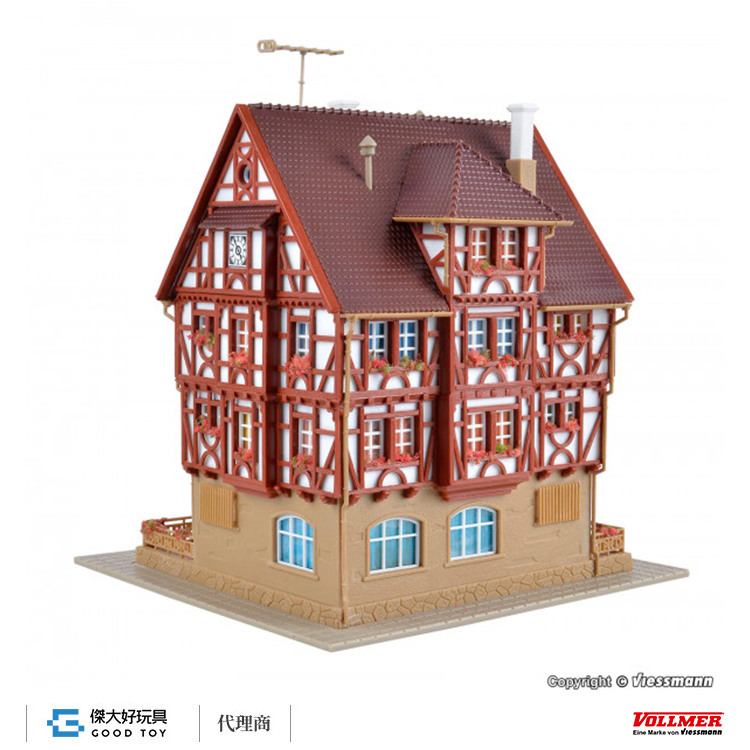 Vollmer 47693 N Boutique with interior and lighting, functional