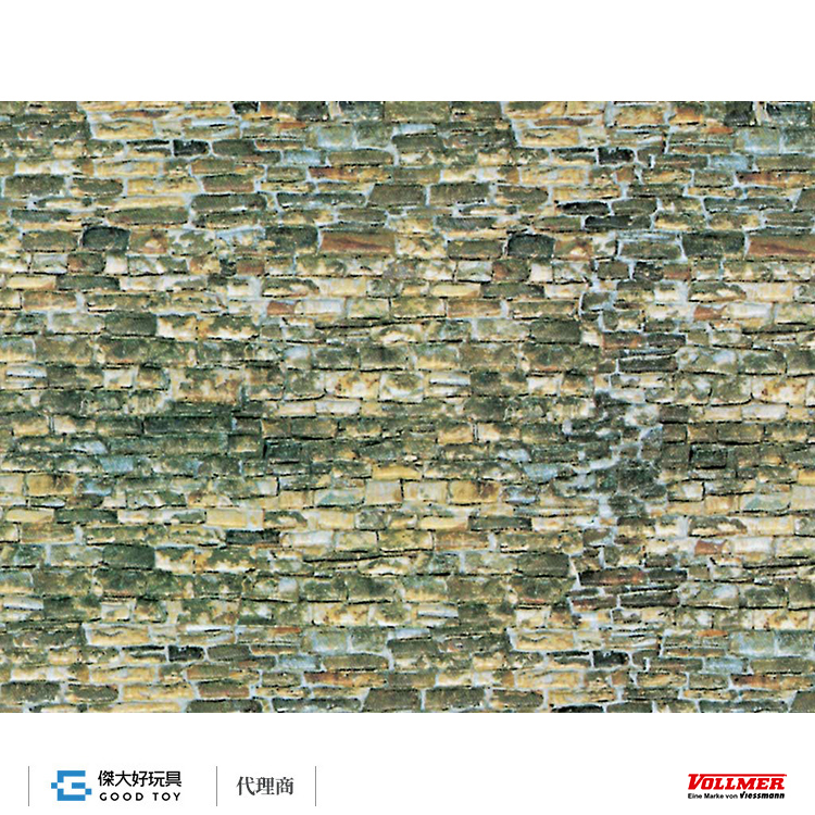 Vollmer 47362 (N) 紙牆卡-天然石材 (25x12.5 cm)