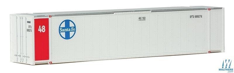 SceneMaster 949-8473 HO規 Santa Fe SFTU 48呎 貨櫃.白