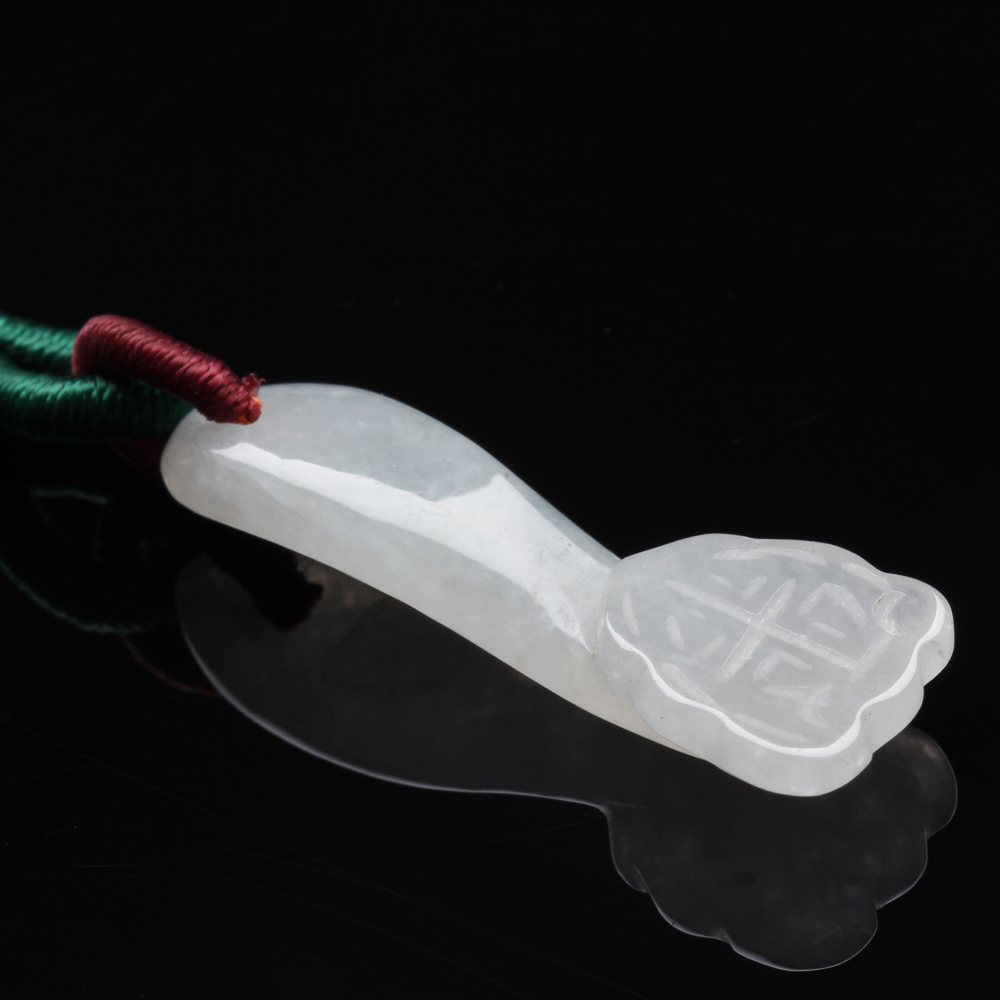 【雅紅珠寶】萬事如意冰種緬甸玉墜子-吊飾/項鍊-C0014