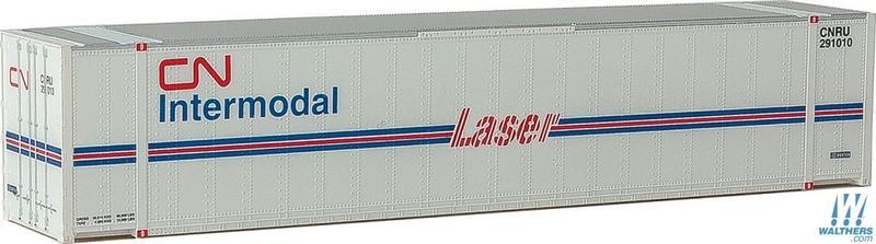 SceneMaster 949-8468 HO規 CN Intermodal 48呎 貨櫃.白