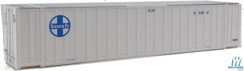 SceneMaster 949-8456 HO規 Santa Fe 48呎 貨櫃.灰