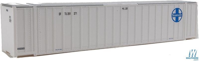 SceneMaster 949-8456 HO規 Santa Fe 48呎 貨櫃.灰
