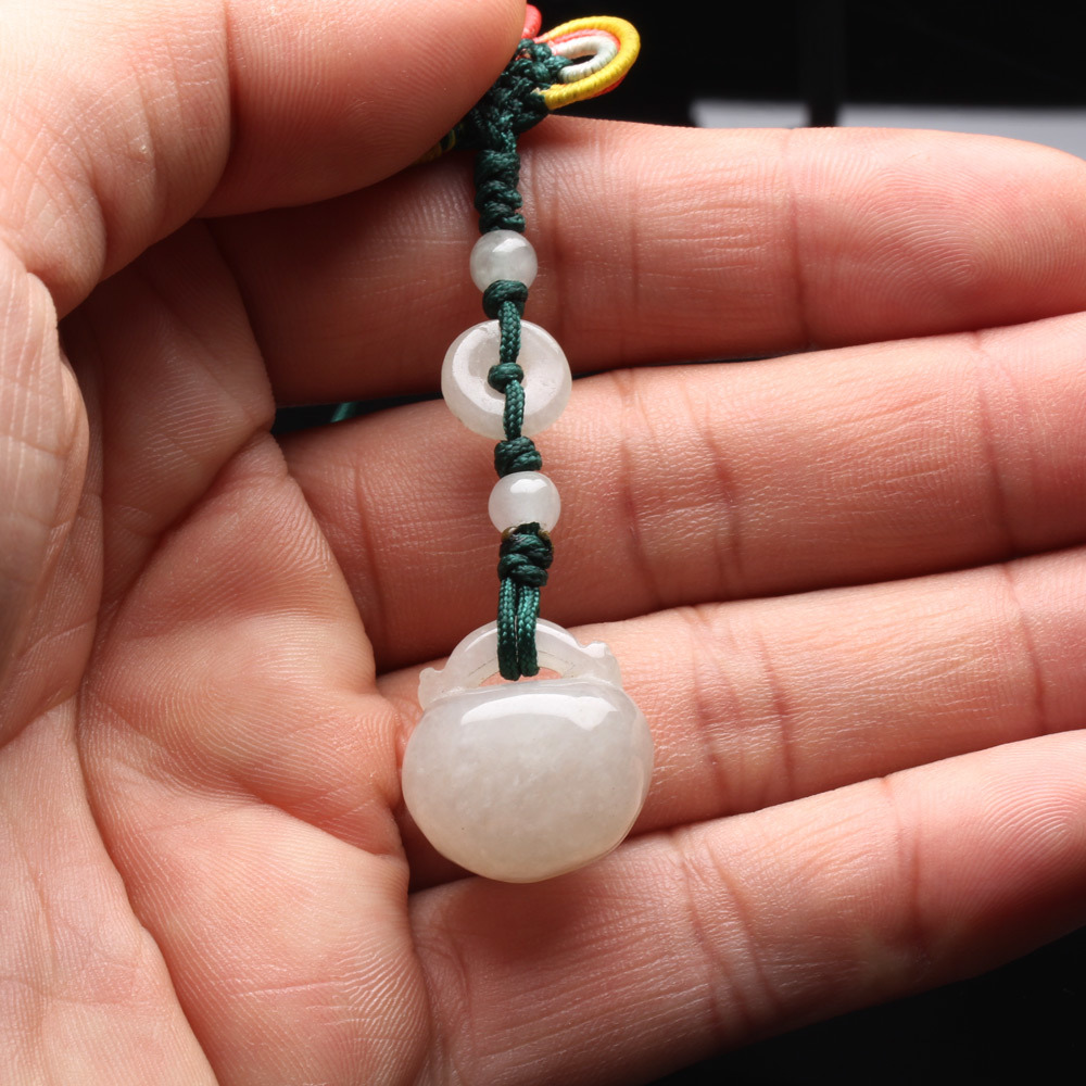 【雅紅珠寶】暮鼓晨鐘緬甸玉墜子-吊飾/項鍊-C0016