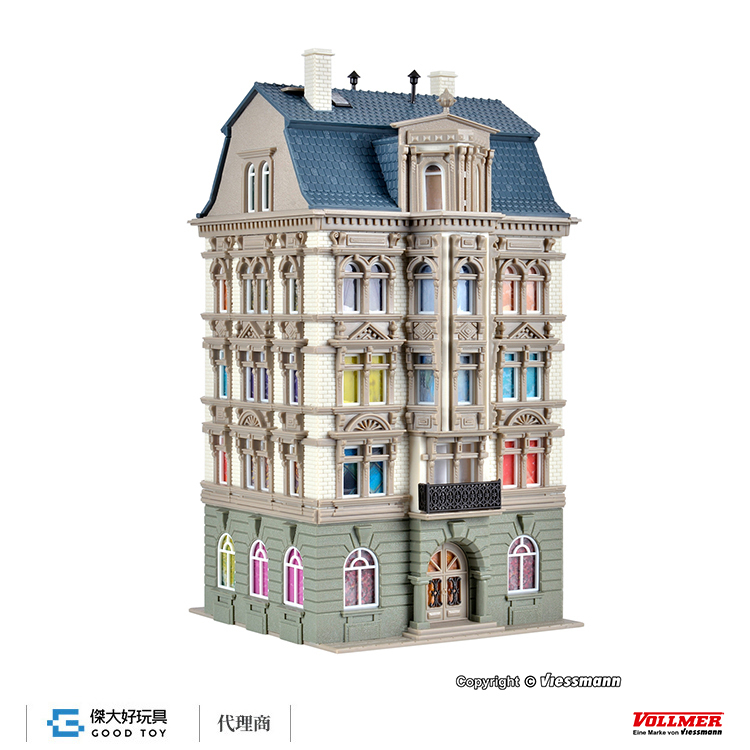 Vollmer 43815 HO City house at the park, Schlossallee 5