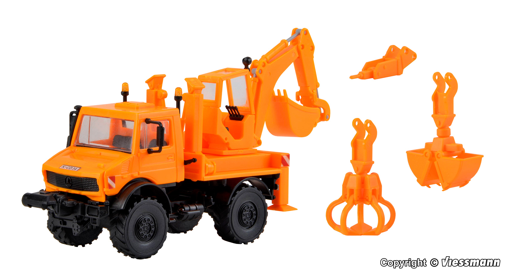 特價 Kibri 18480 HO規 卡車挖土機