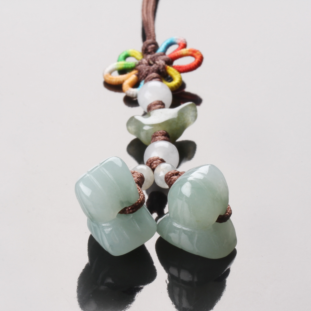 【雅紅珠寶】考試包粽求財必粽事業高粽愛情穩粽-天然玉石吊飾/項鍊-C0020