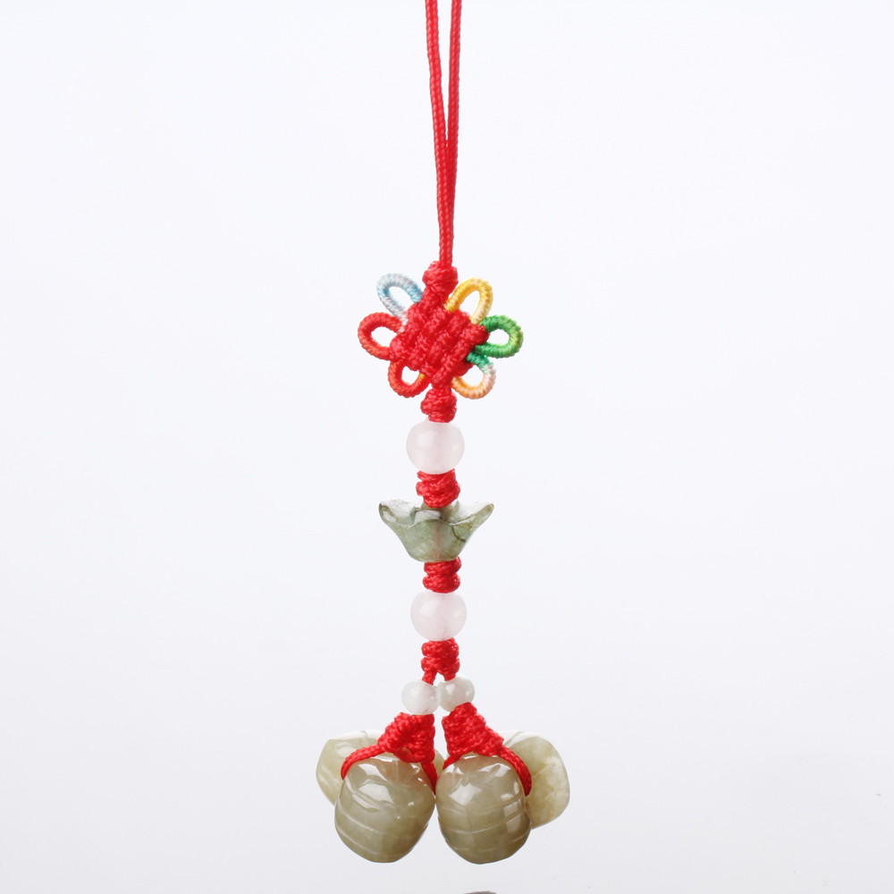 【雅紅珠寶】考試包粽求財必粽事業高粽愛情穩粽-天然玉石吊飾/項鍊-C0020