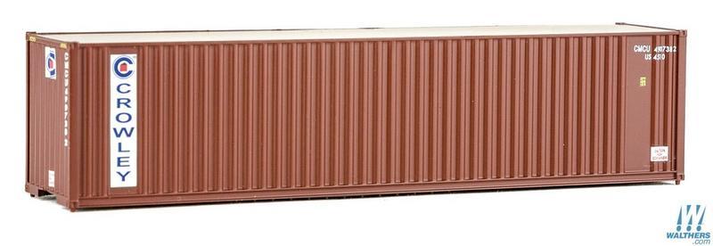 SceneMaster 949-8215 HO規 CROWLEY 40呎 貨櫃.棕