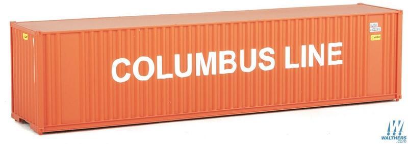 SceneMaster 949-8214 HO規 COLUMBUS LINE 40呎 貨櫃.棕