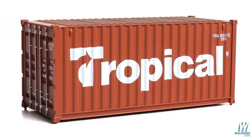 SceneMaster 949-8075 HO規 Tropical 20呎 貨櫃.咖啡