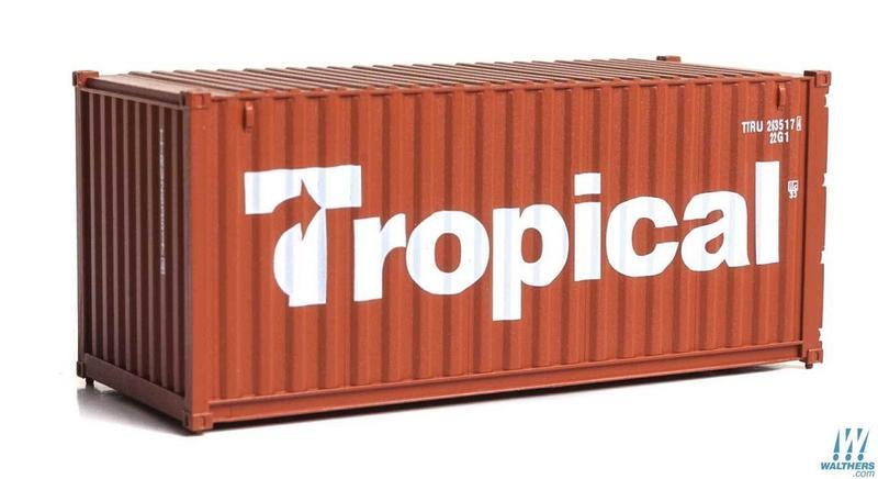 SceneMaster 949-8075 HO規 Tropical 20呎 貨櫃.咖啡