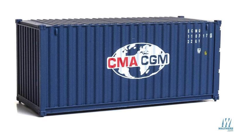 SceneMaster 949-8070 HO規 CMA CGM 20呎 貨櫃.藍