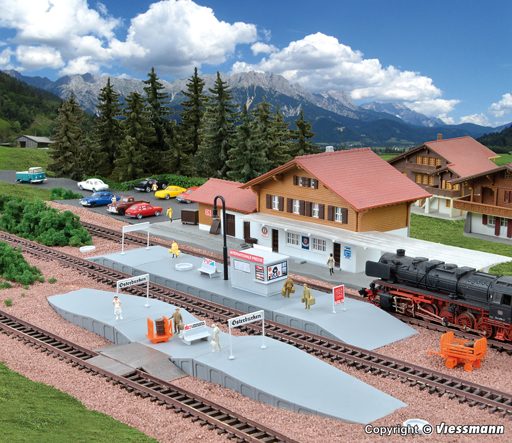 Kibri 37755 N規 月台周邊設施