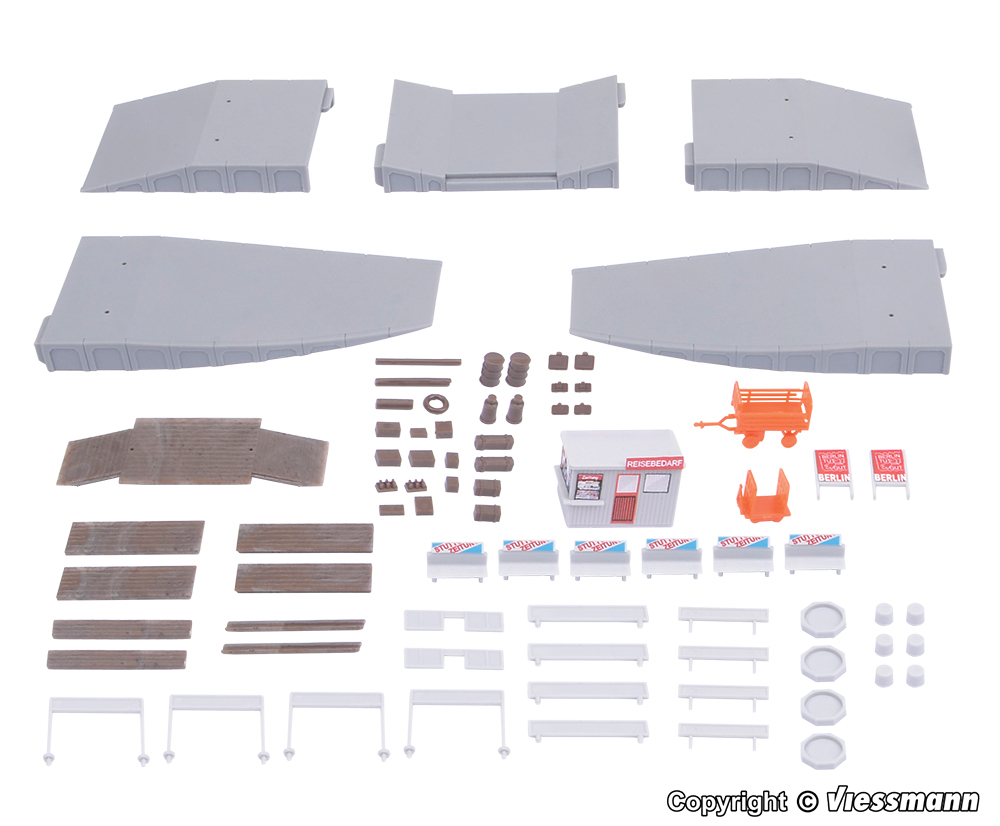 Kibri 37755 N規 月台周邊設施