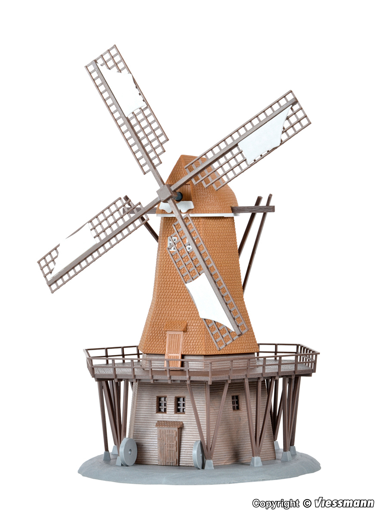 Kibri 37301 N scale Windmill in Lemkenhafen