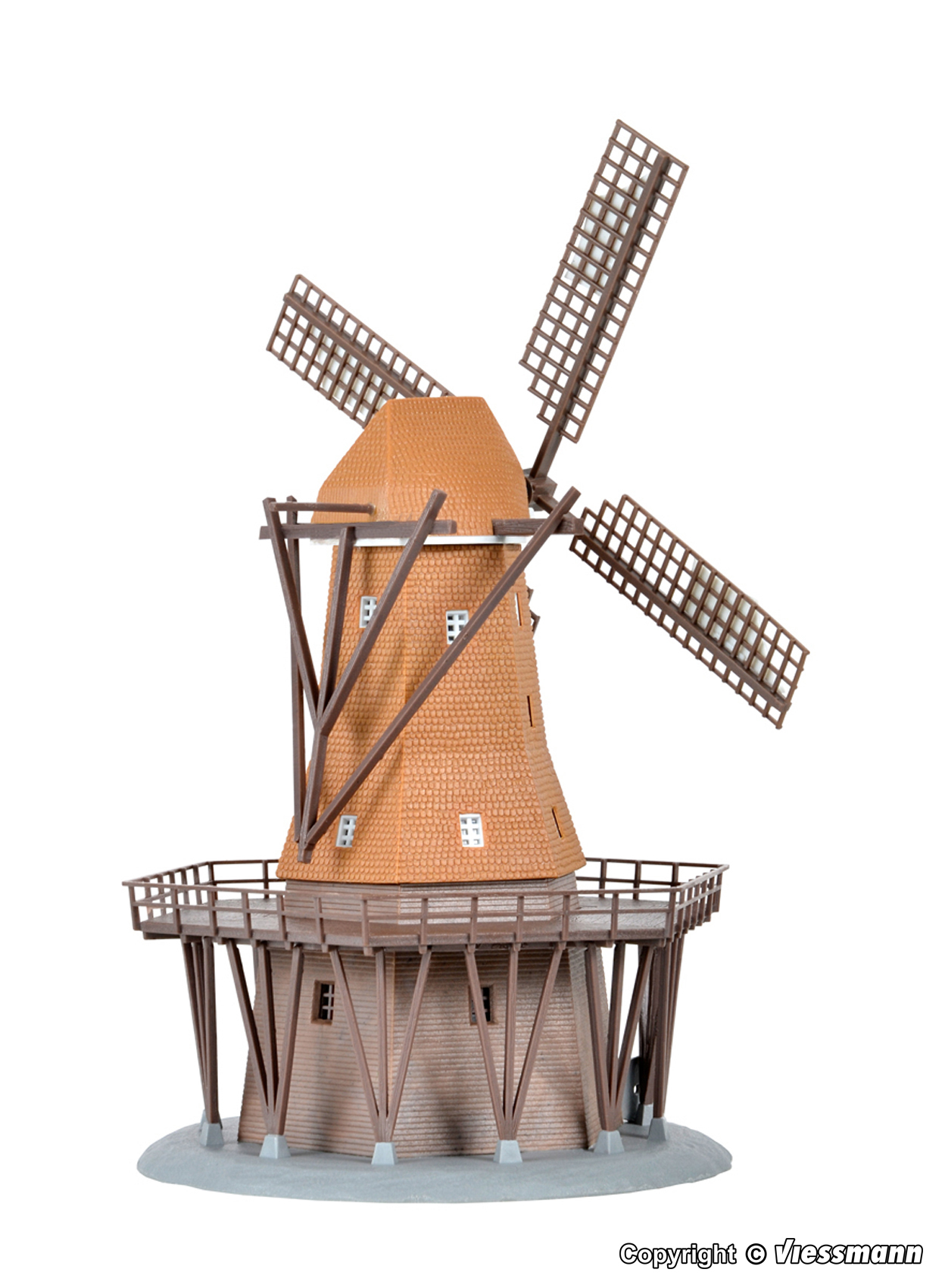 Kibri 37301 N scale Windmill in Lemkenhafen