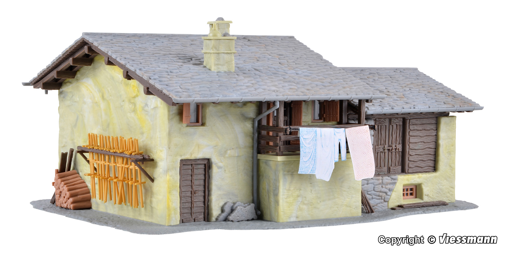 Kibri 38809 HO scale, Berghaus Palu in Grevasalvas