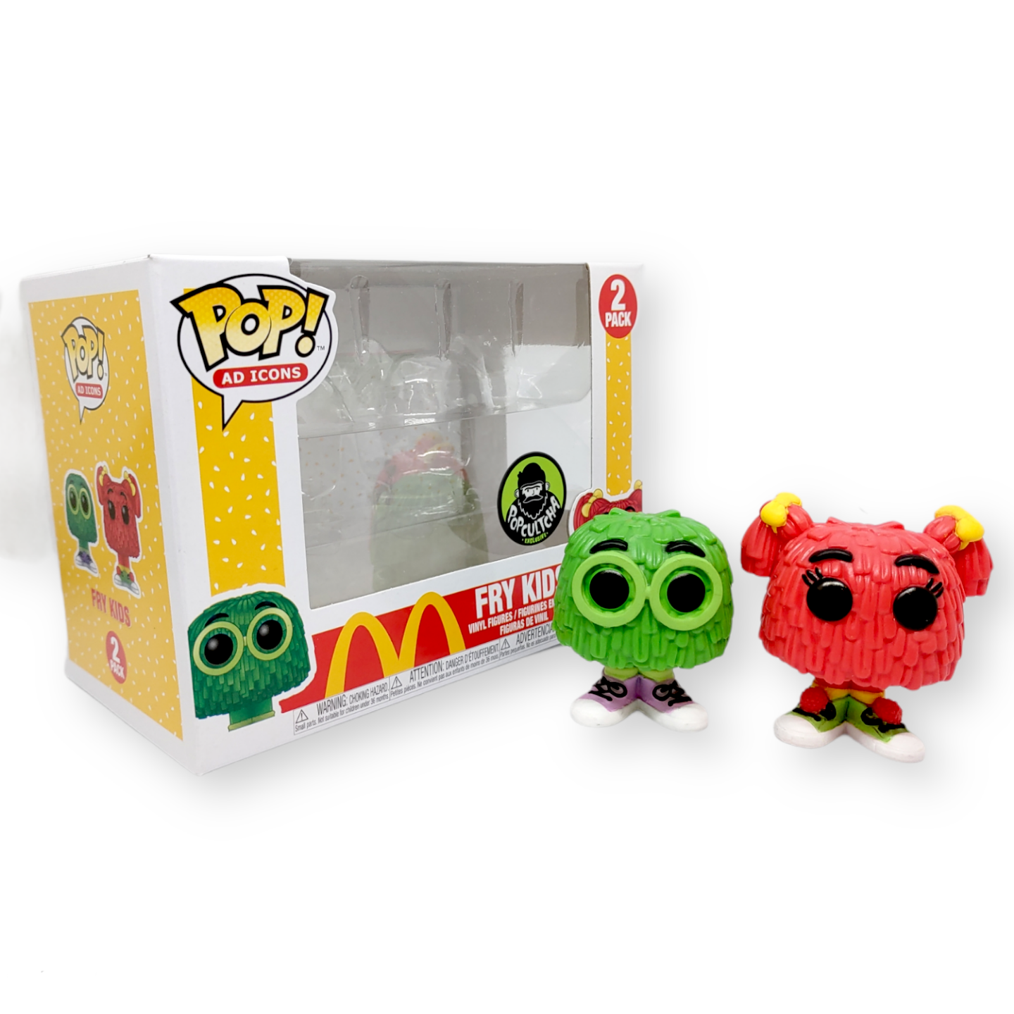 FUNKO POP <McDonald>薯條小子(紅/綠)-No.2pack