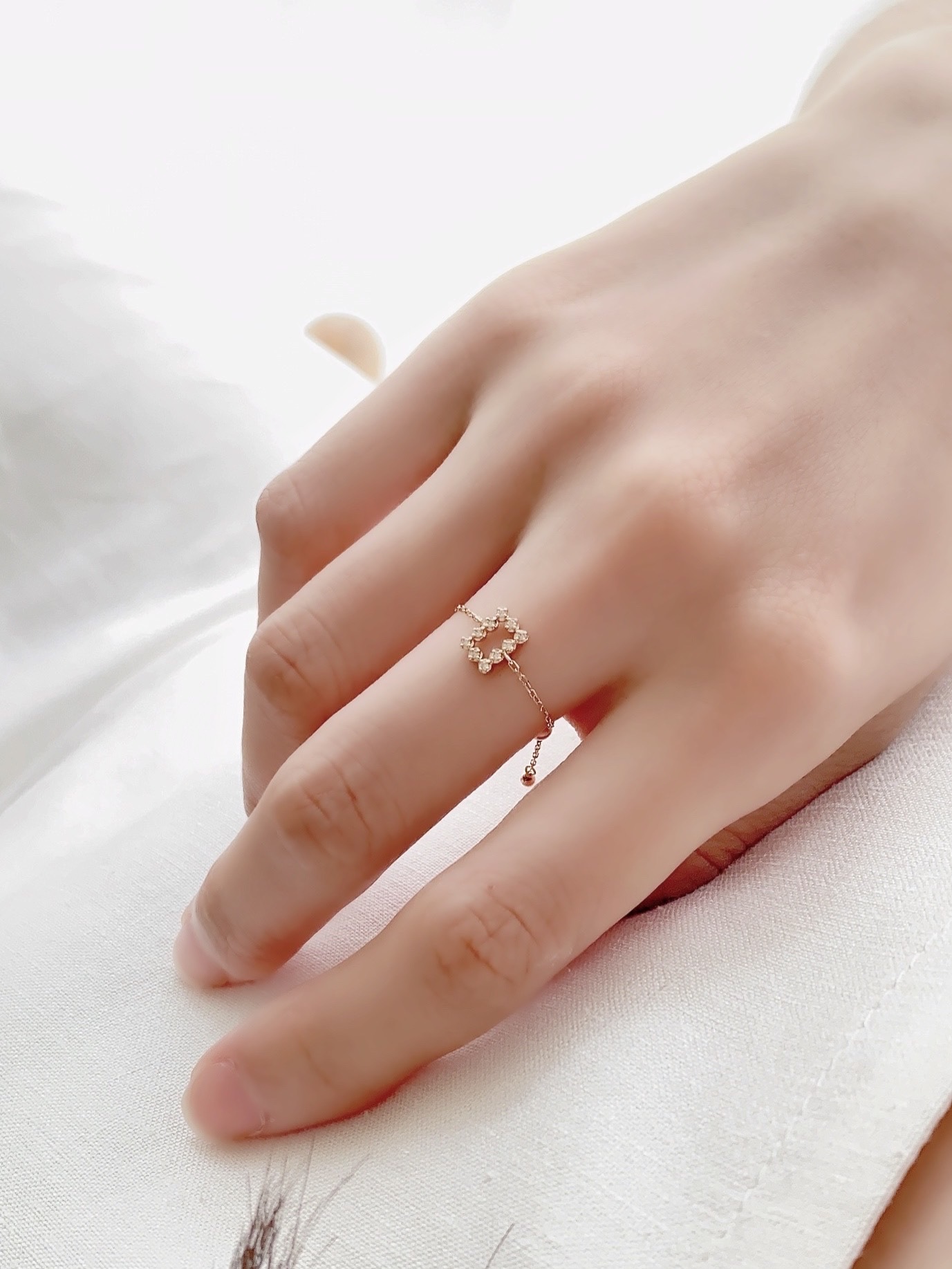 Element Modern 方形鍊戒