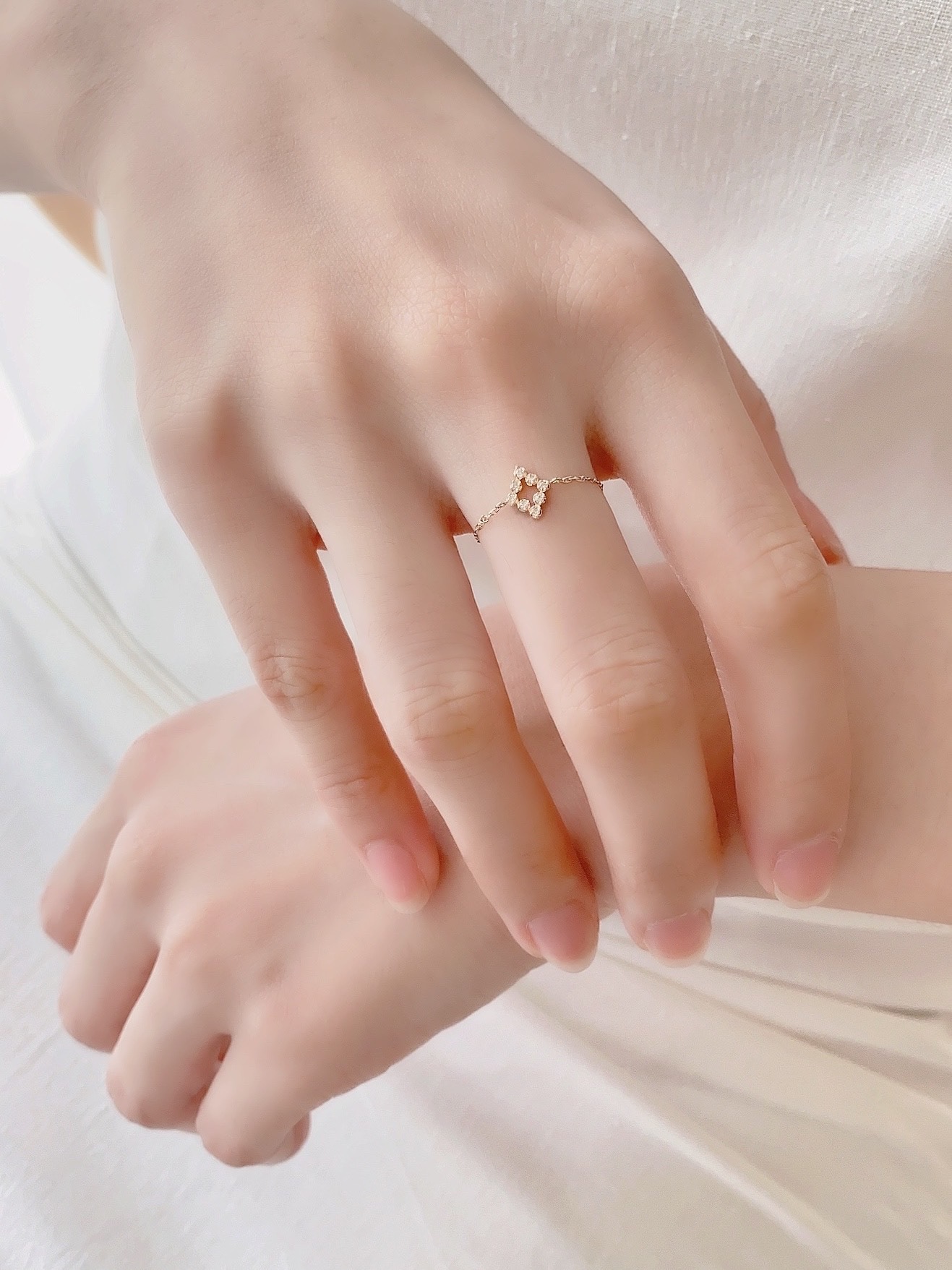 Element Gorgeous 菱形鍊戒