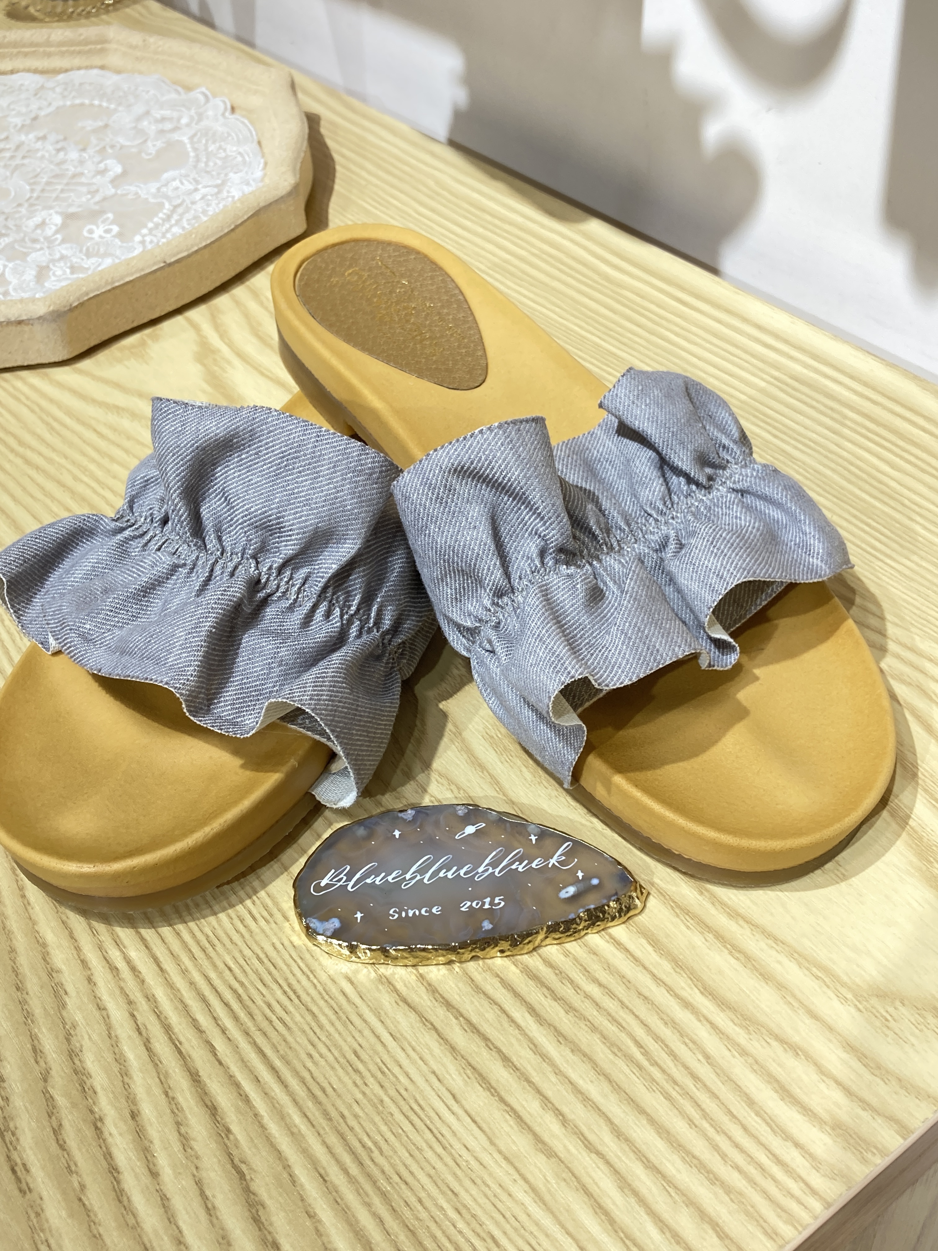 Kila Kjla 休閑牛仔布拖鞋 LL