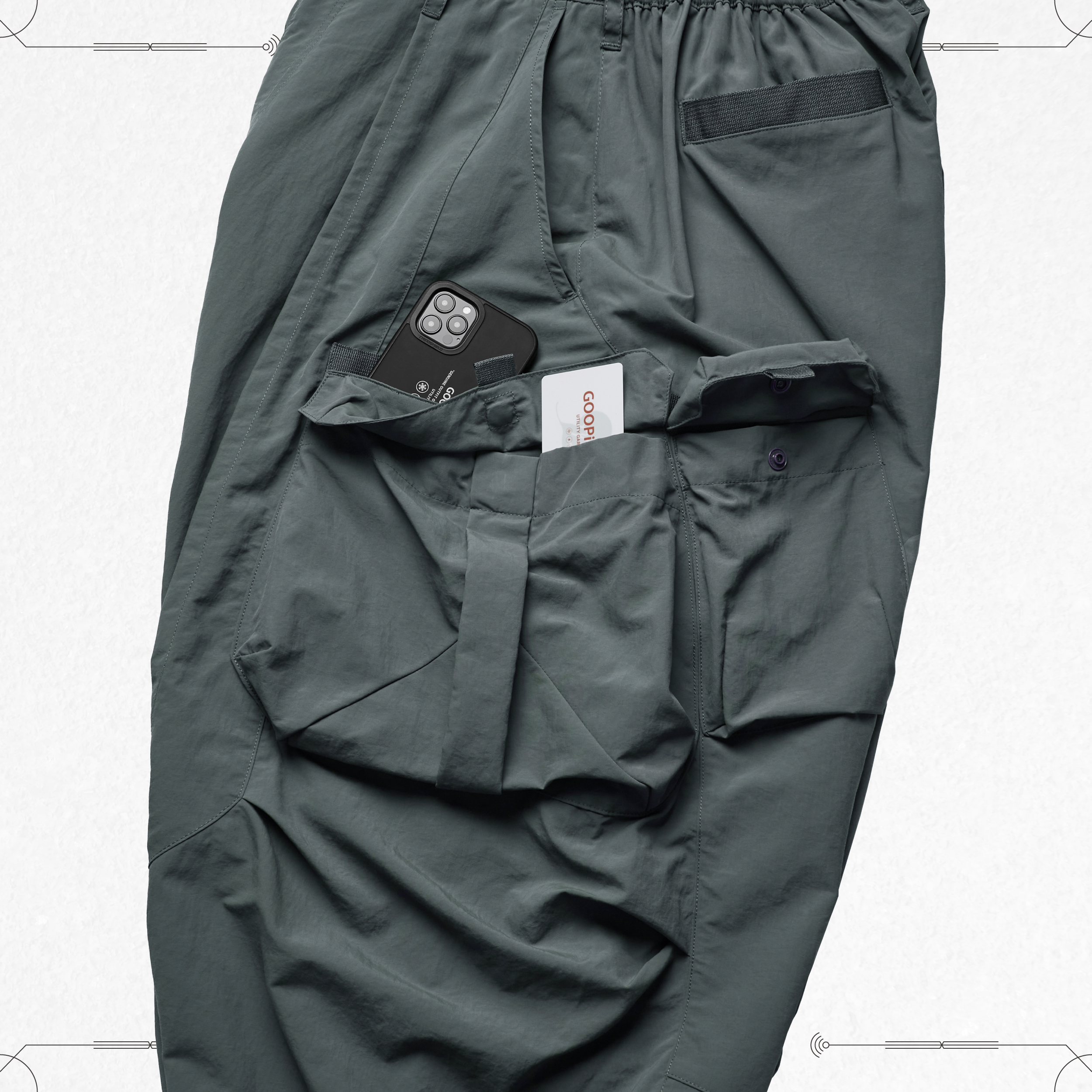 グーピーメイド / “MT-05“ Utility Pants / SHALE - ワーク