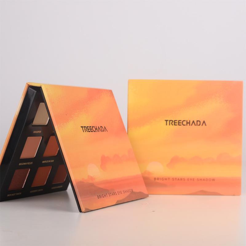 泰國Treechada璀璨星辰九色眼影盤 #01楓葉色