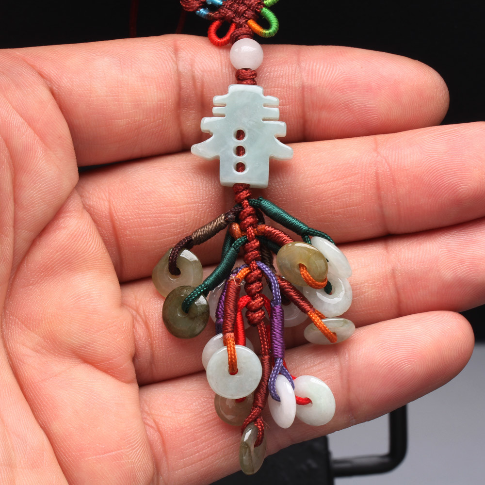 【雅紅珠寶】春到福到冰種緬甸玉墜子-吊飾/項鍊-C0025