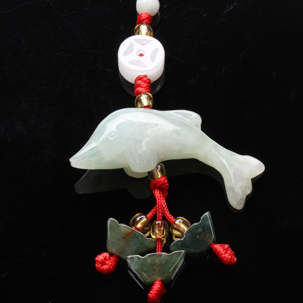 【雅紅珠寶】魚躍龍門翡翠緬甸玉墜子-吊飾/項鍊-C0026