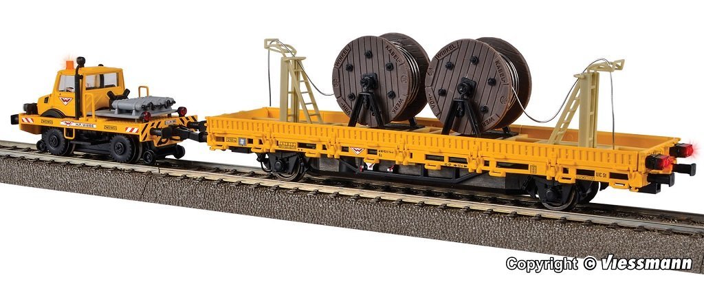 Viessmann 2680 HO規 UNIMOG 數位音效工程車