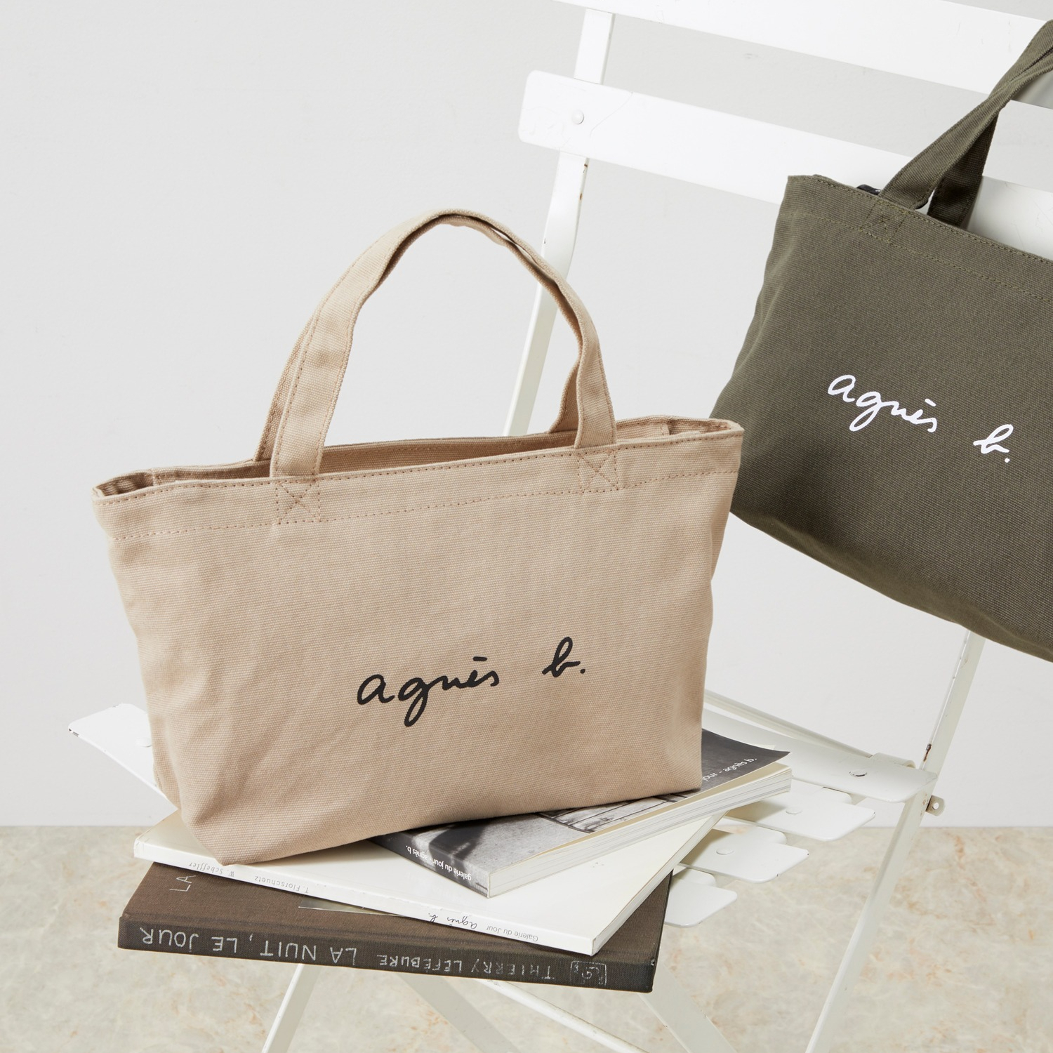 ┊agnès b. 清新簡約托特包