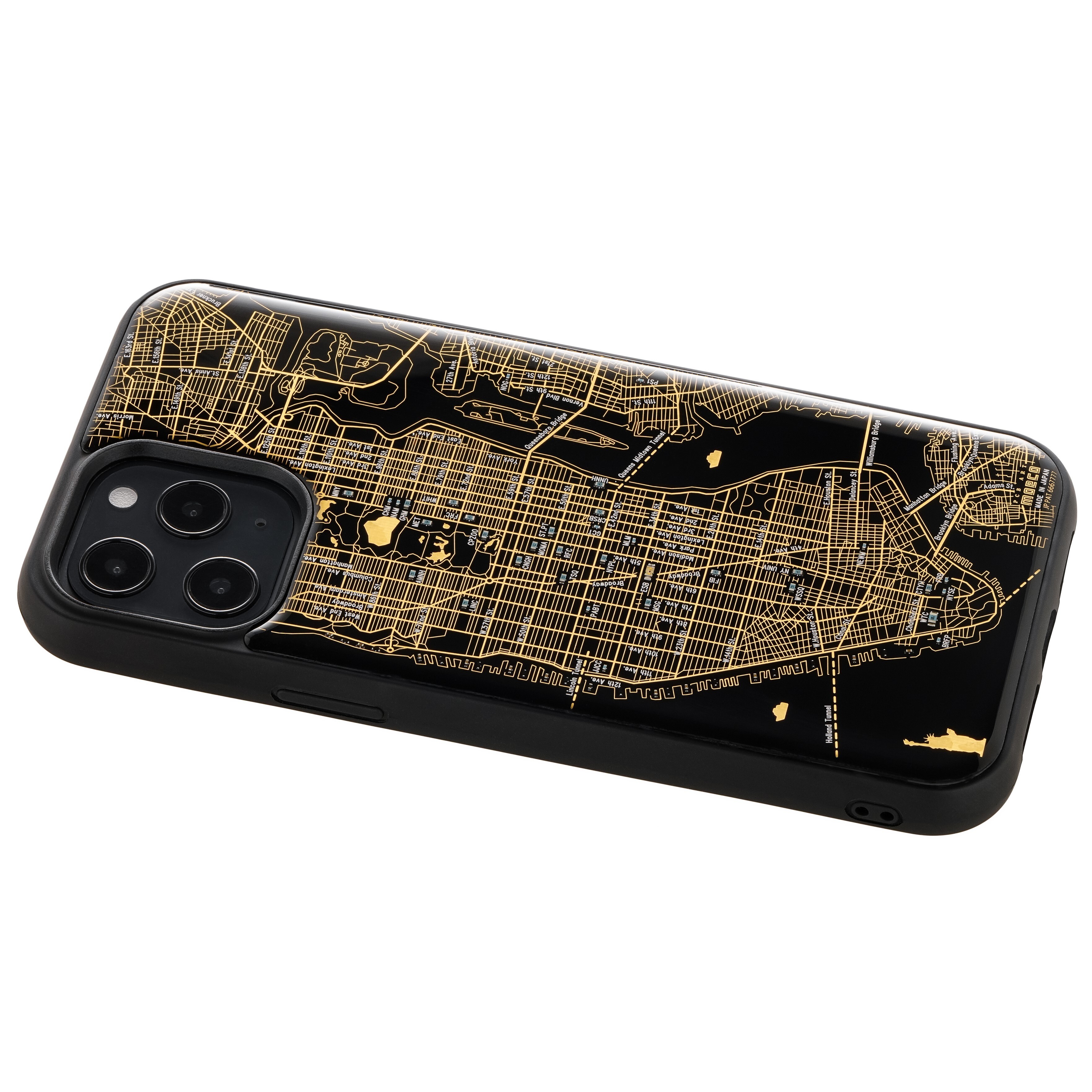 FLASH NY 回路地圖 iPhone 12 Pro Max 手機殼 ( 黑色 )