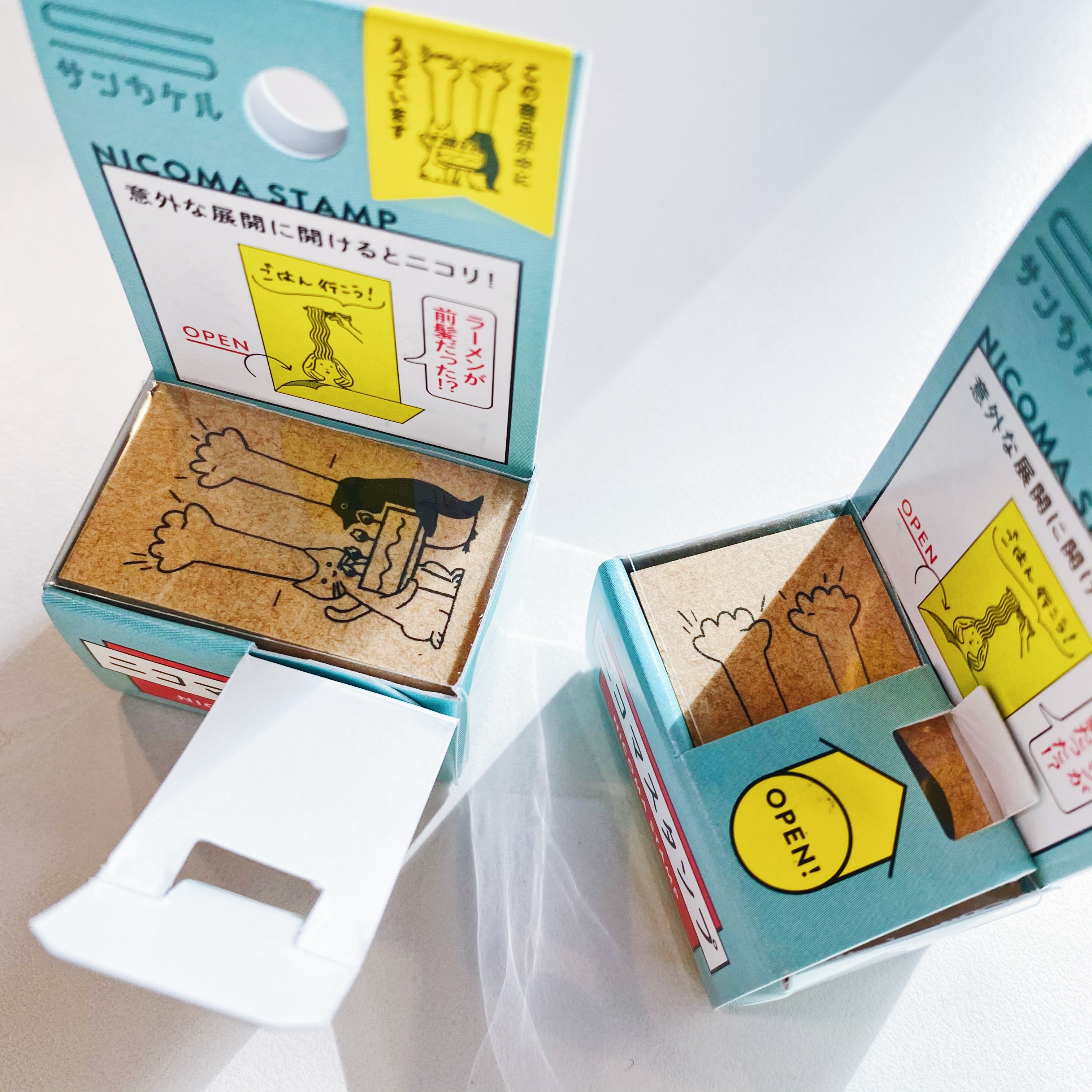 Sanby 意外地展開印章 貓爪/生日蛋糕