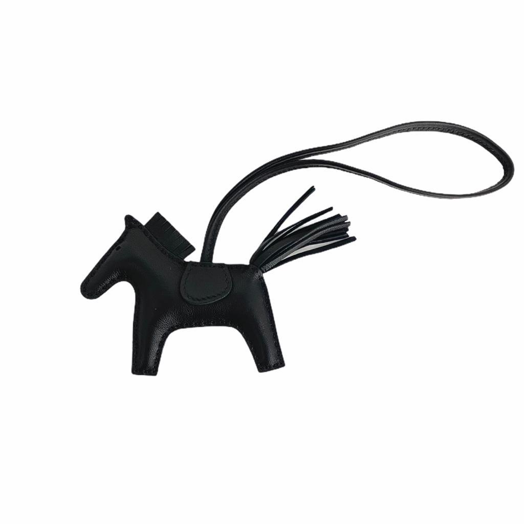 全新HERMES RODEO PM 馬仔吊飾小碼/黑色羊皮 #BRAND NEW #香榭站正品