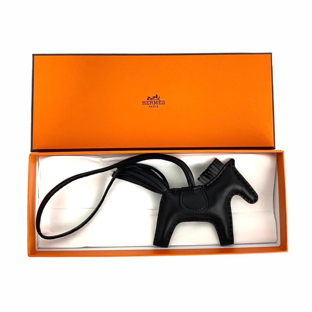 全新HERMES RODEO PM 馬仔吊飾小碼/黑色羊皮 #BRAND NEW #香榭站正品