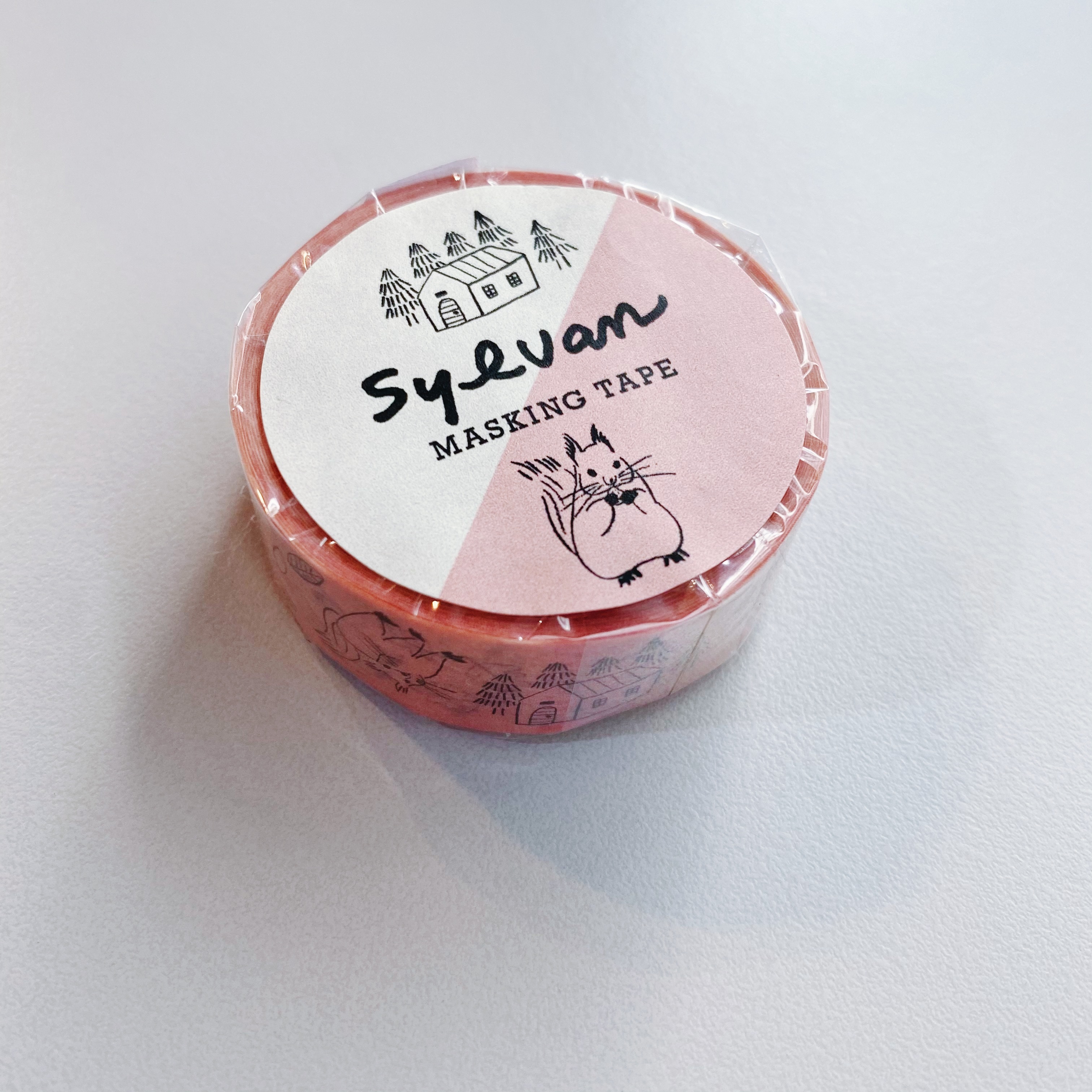 日本 Sylvan 森林精靈-雙色和紙膠帶 小松鼠