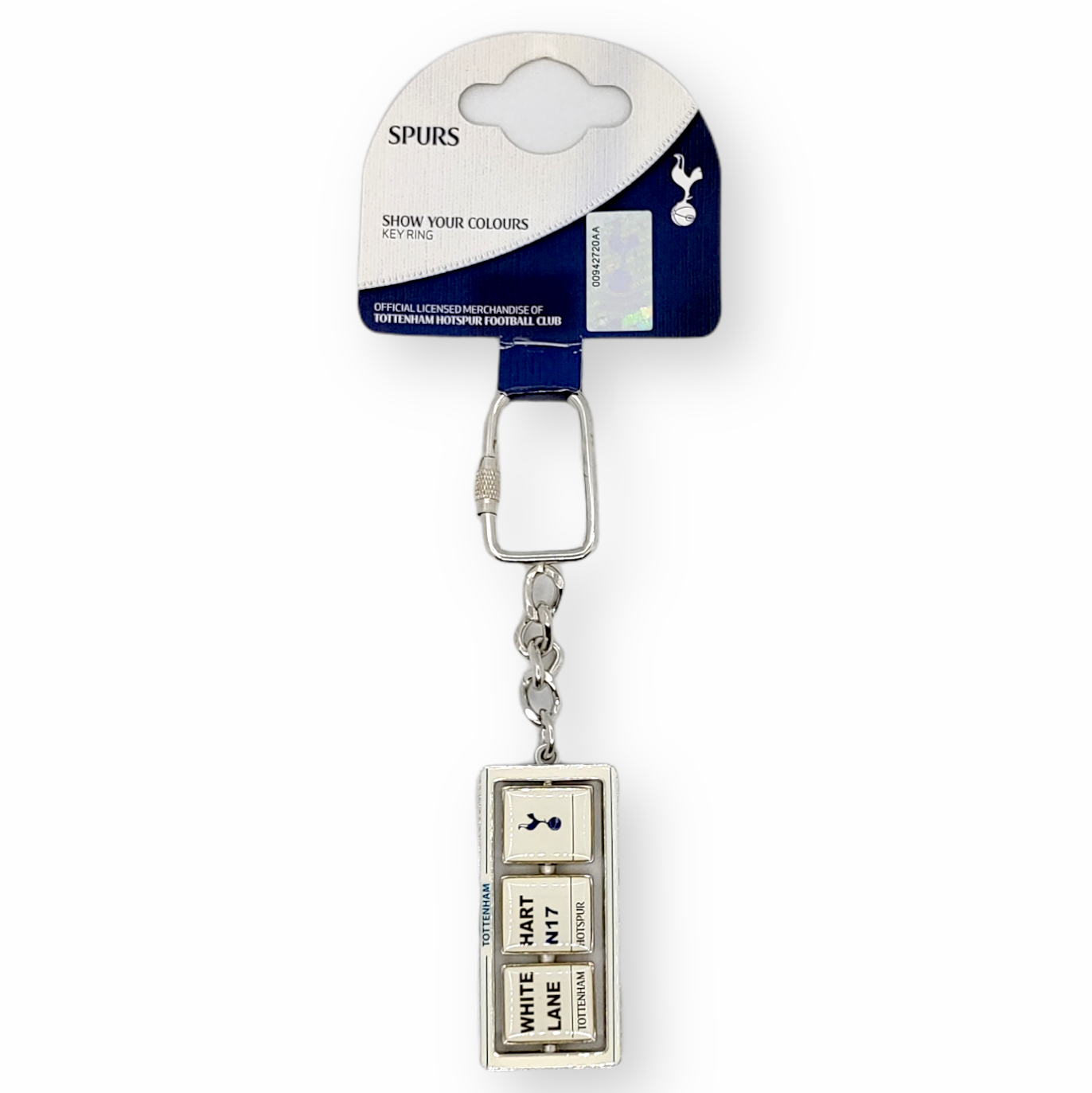 熱刺球場路牌可動鎖匙扣